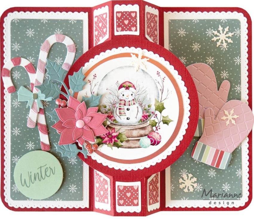 Marianne Design - Präge- und Stanzschablone "Swing-Fold Circle" Creatables Dies
