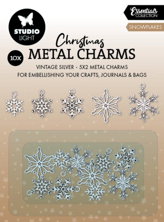 Studio Light - Metallanhänger "Snowflakes" Metal Charms 
