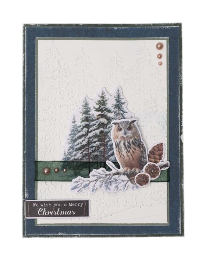 Studio Light - Prägefolder "Pine Forest" 3D Embossingfolder