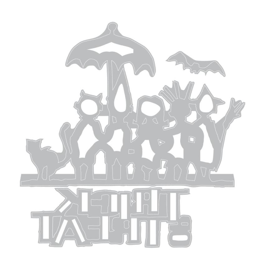 Sizzix - Stanzschablone "Trick-or-Treat" Thinlits Craft Dies by Tim Holtz