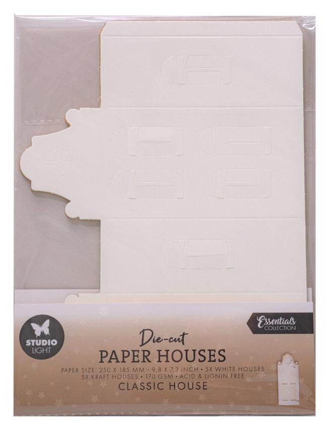 Studio Light - Papierlaternen "Classic House" Die Cut Paper Laterns - 10 Bogen