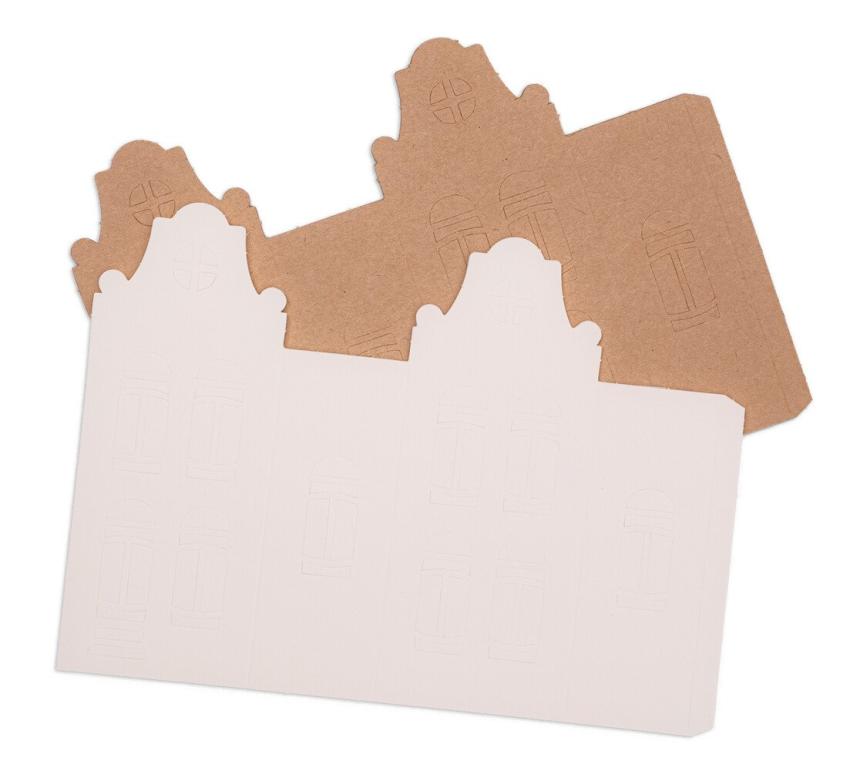 Studio Light - Papierlaternen "Classic House" Die Cut Paper Laterns - 10 Bogen