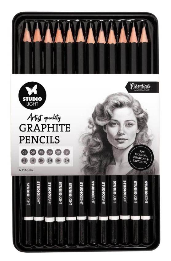 Studio Light "Graphite Pencils" 12 Graphitstifte