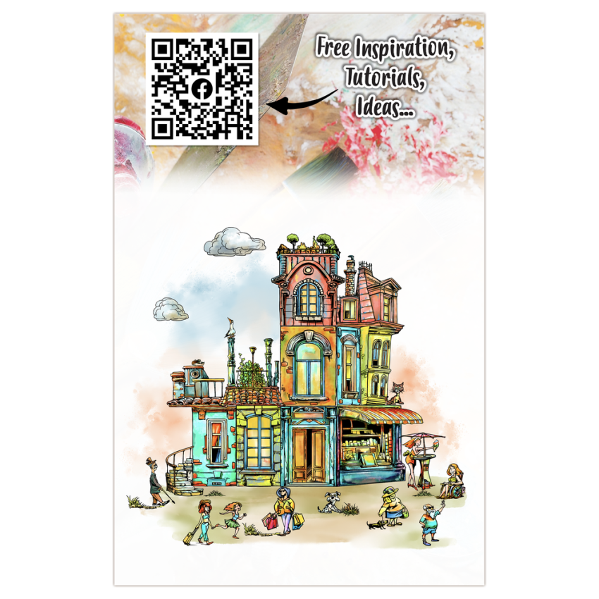 AALL and Create - Stempelset A5 "Roofline Friends" Clear Stamps