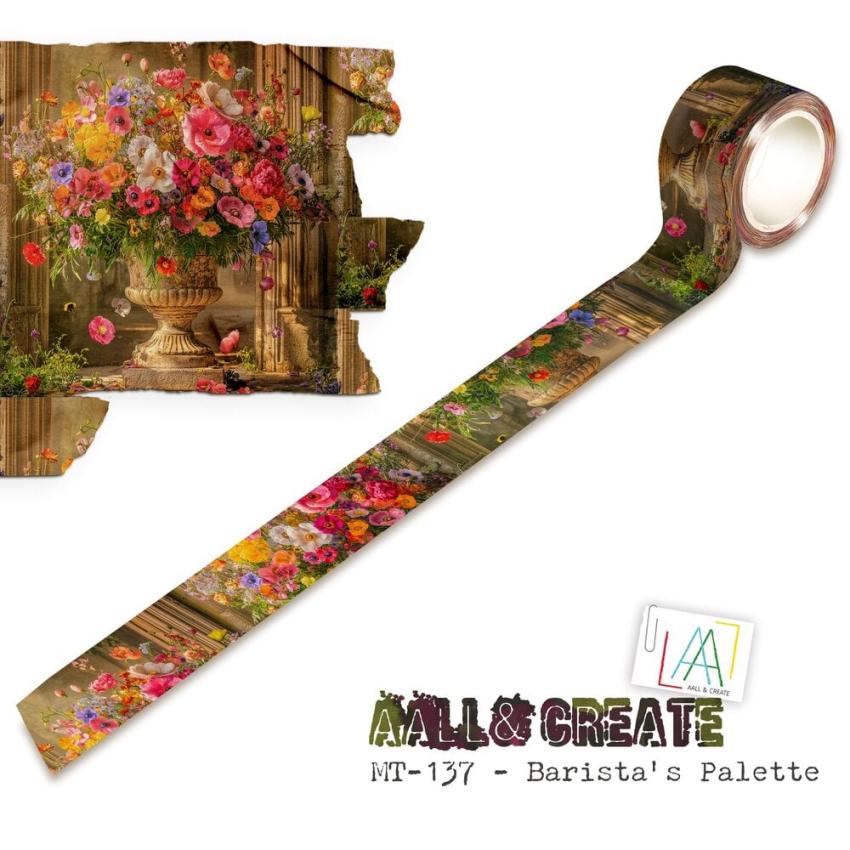 AALL and Create "Barista's Palette" Washi Tape 25 mm