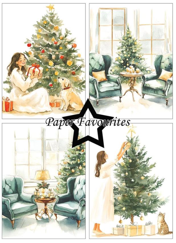 Paper Favourites - Designpapier "Cozy Christmas" Paper Pack A6 - 24 Bogen
