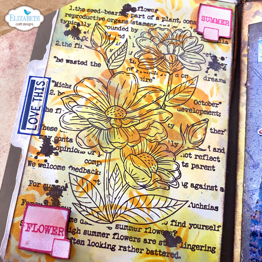 Elizabeth Craft Designs - Stempel & Stanzeschablone "Summer Flower" Stamp & Dies