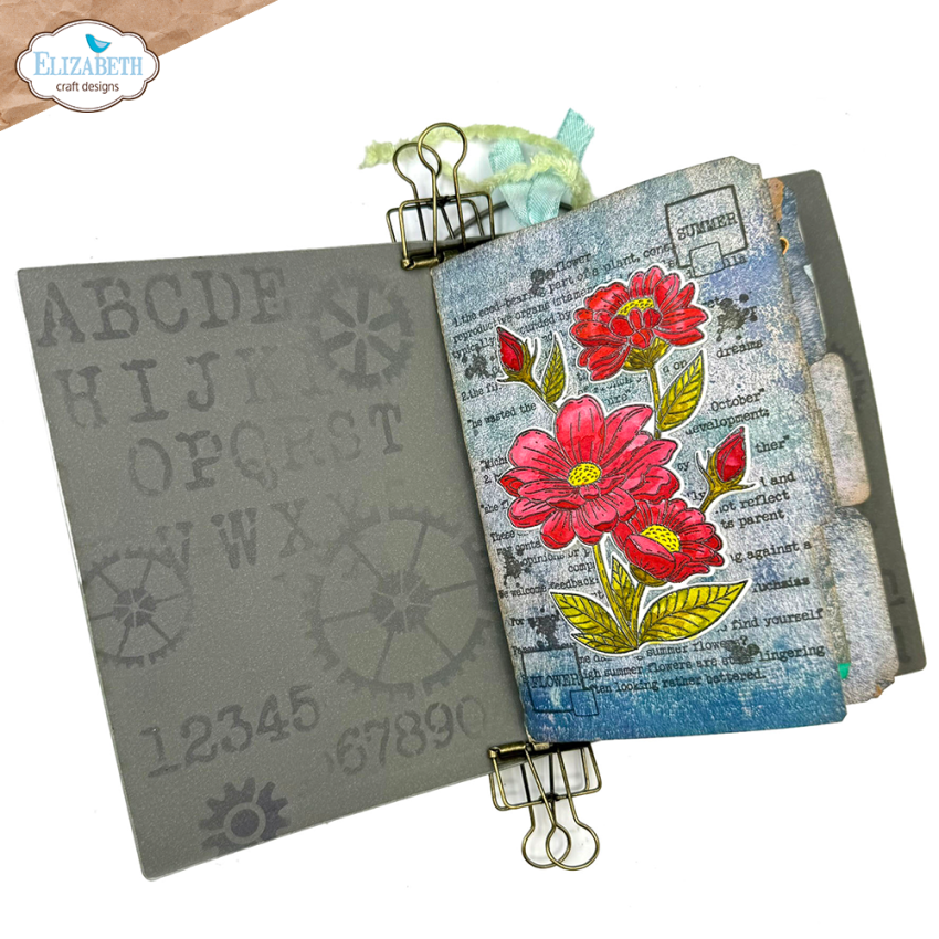 Elizabeth Craft Designs - Stempel & Stanzeschablone "Summer Flower" Stamp & Dies