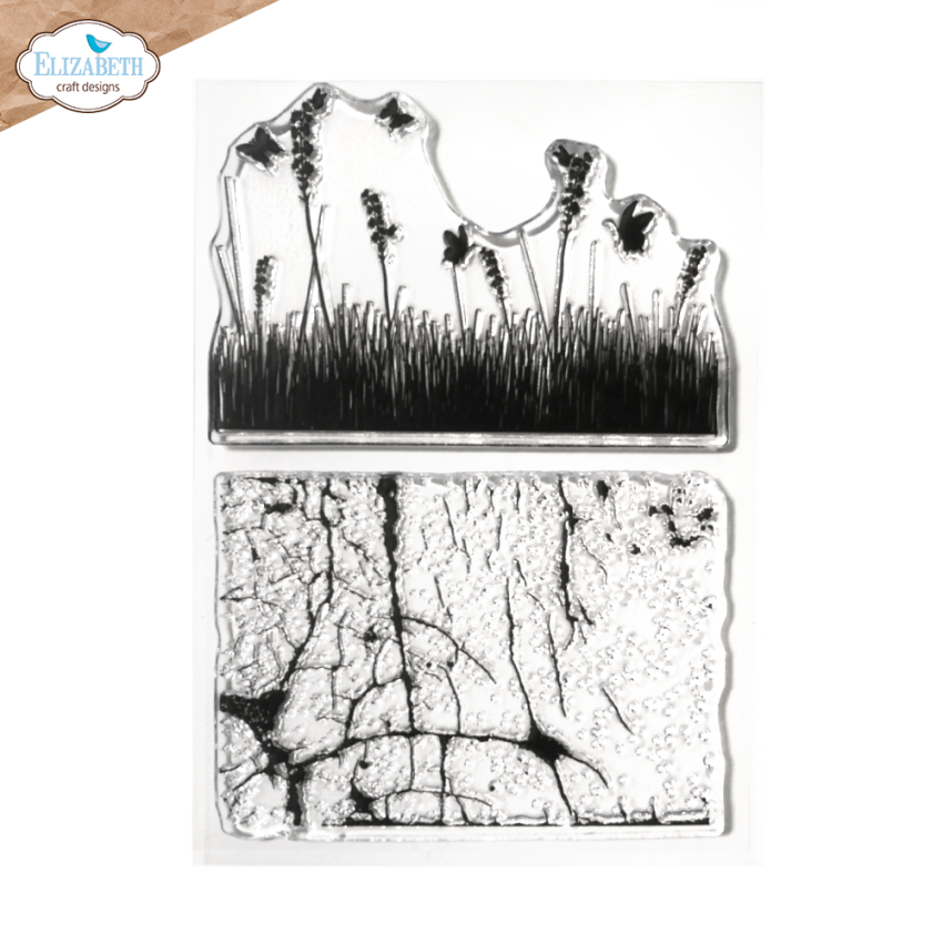 Elizabeth Craft Designs - Stempelset "Cracked Fields" Clear Stamps