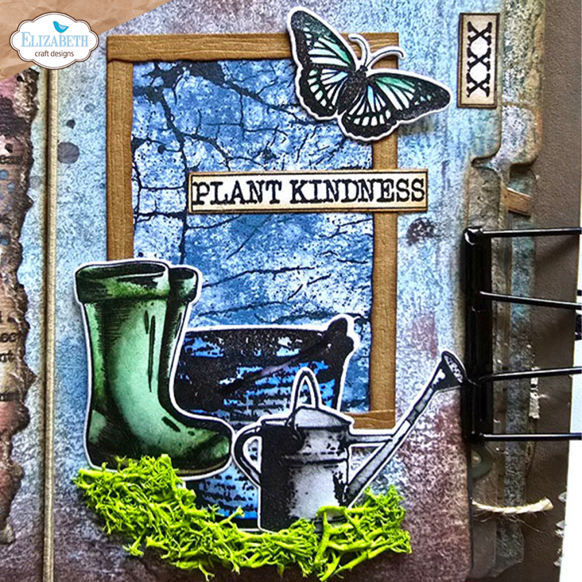 Elizabeth Craft Designs - Stempelset "Cracked Fields" Clear Stamps