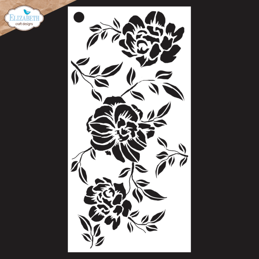 Elizabeth Craft Designs - Schablone "Journal 8" Stencil