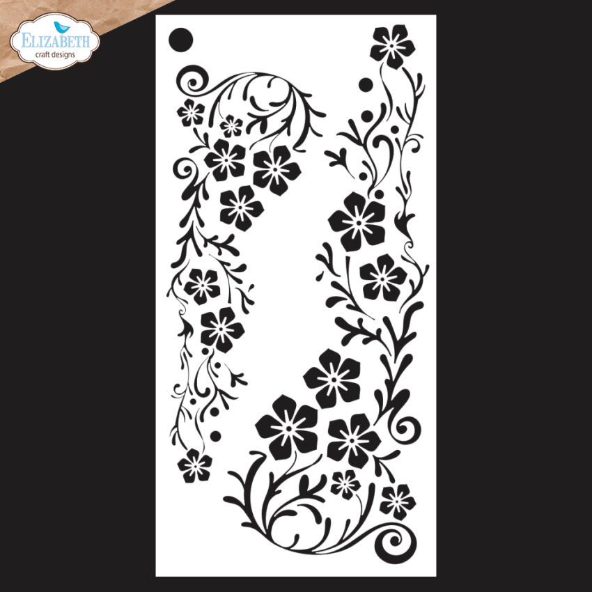 Elizabeth Craft Designs - Schablone "Journal 8" Stencil