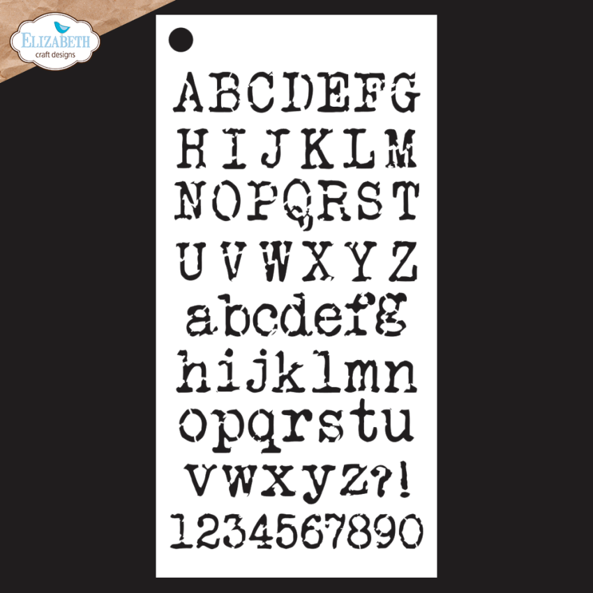 Elizabeth Craft Designs - Schablone "Journal 8" Stencil
