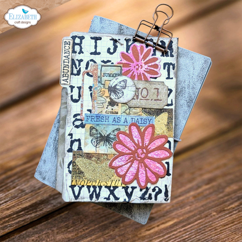 Elizabeth Craft Designs - Schablone "Journal 8" Stencil