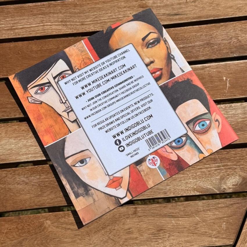IndigoBlu - Designpapier "Small Faces" Paper Pack 8x8 Inch - 24 Bogen