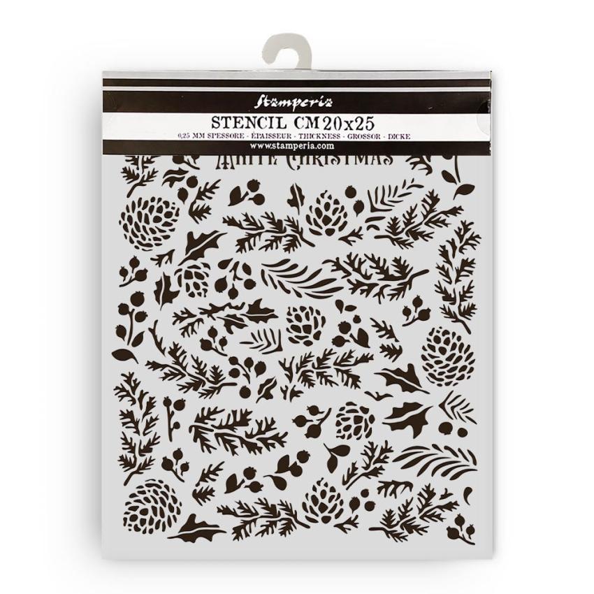 Stamperia - Schablone 20x25cm "Pine Cones" Stencil