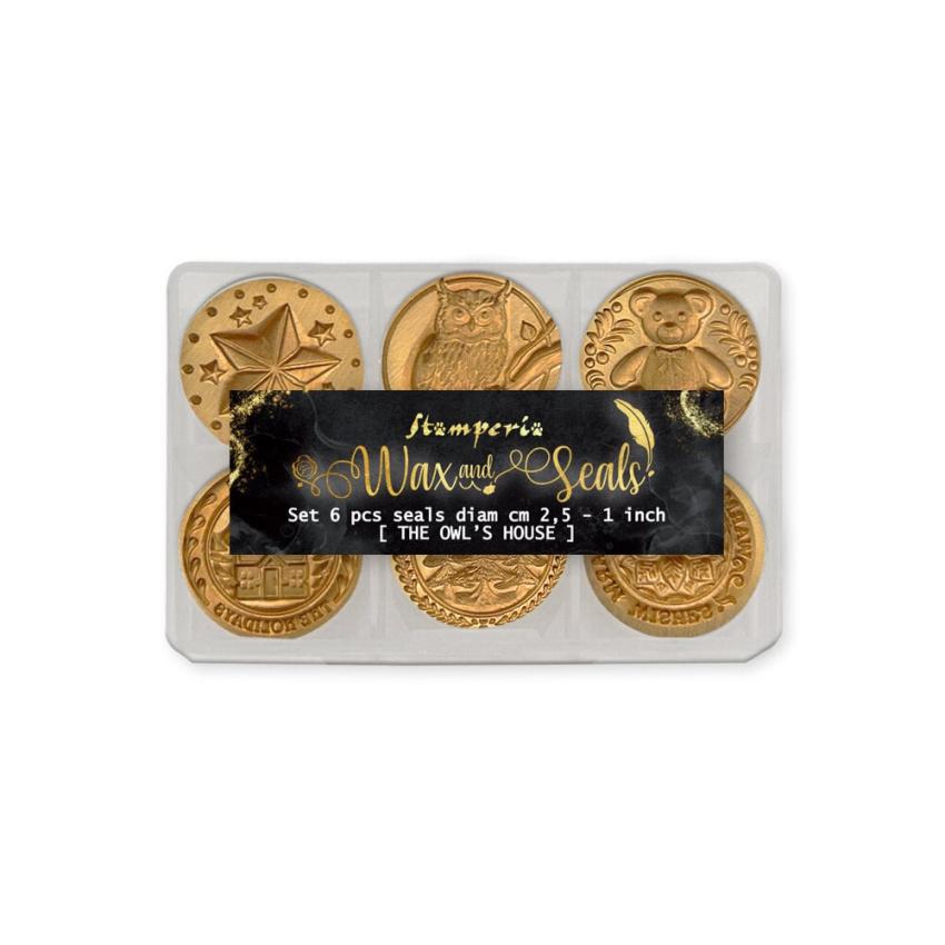 Stamperia - Wachssiegel Stempel "The Owls House" Wax And Seals