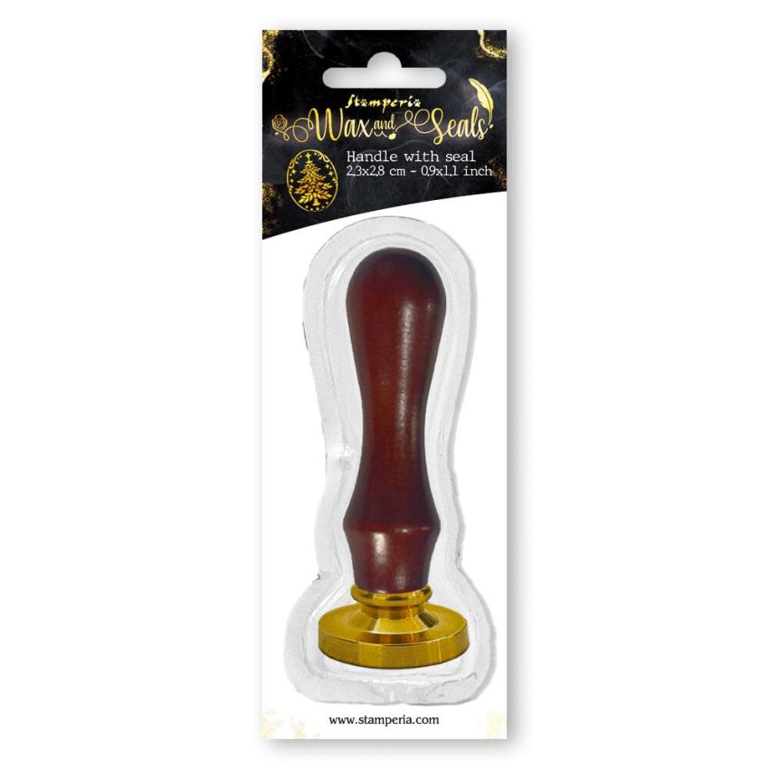 Stamperia - Wachssiegel Stempel "Christmas Tree" Wax And Seals Handle With Seal