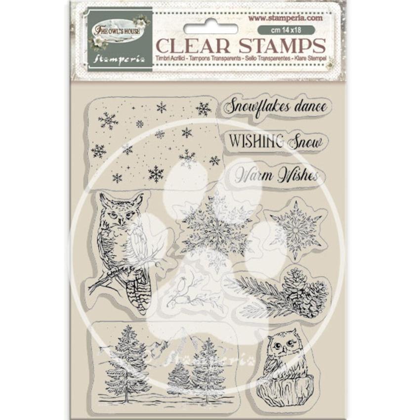 Stamperia - Stempelset "The Owl's House" Clear Stamps