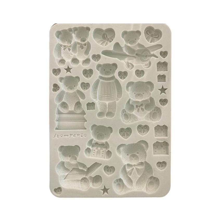Stamperia - Gießform A5 "Teddy Bears" Soft Mould 