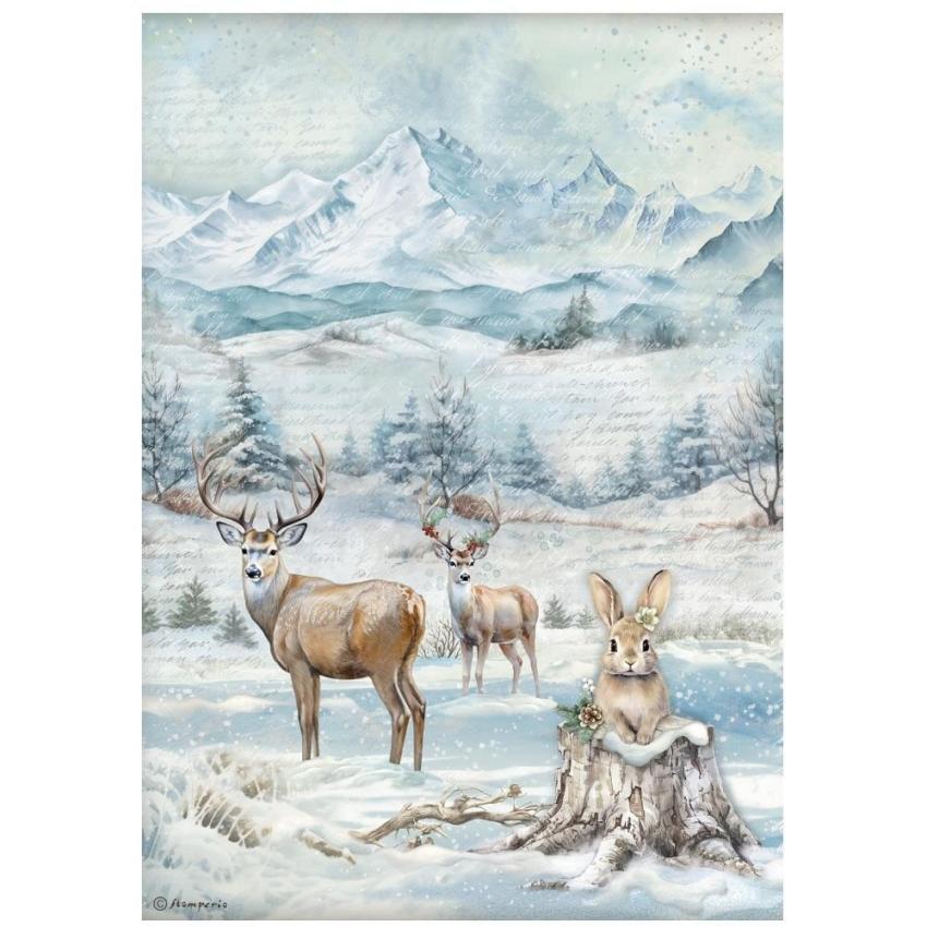 Stamperia - Decopatch Papier "Wildlife" Decoupage A4 - 6 Bogen  