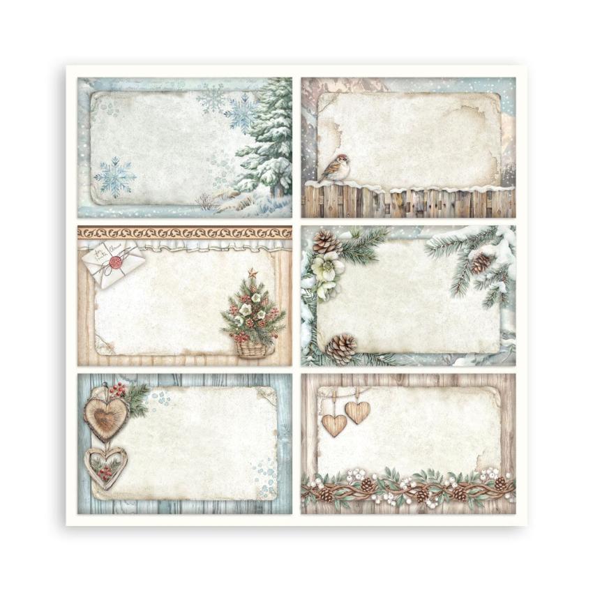 Stamperia - Designpapier "The Owl's House" Maxi Paper Pack 8x8 Inch - 22 Bogen