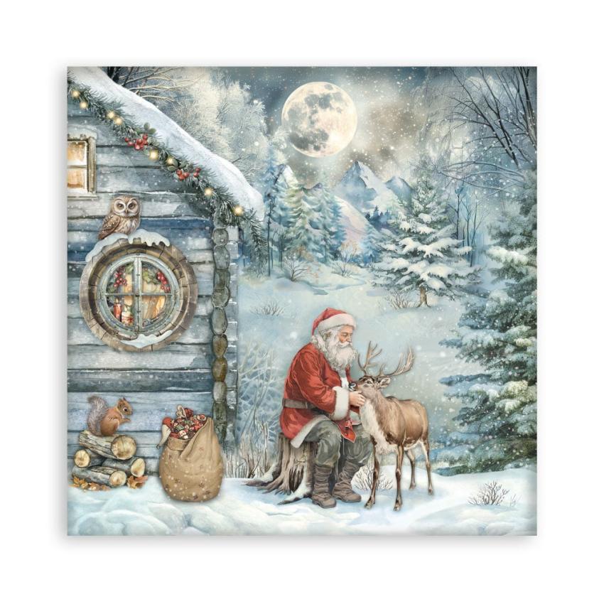 Stamperia - Designpapier "The Owl's House" Maxi Paper Pack 12x12 Inch - 22 Bogen