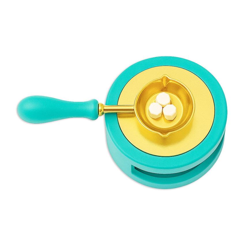 Stamperia - Wachssiegelofen "Burner for Wax Turquoise" Wax and Seals