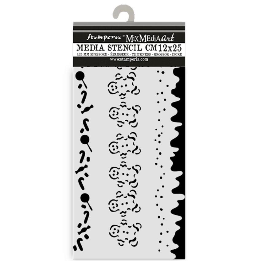 Stamperia - Schablone 12x25cm "Stripes" Stencil