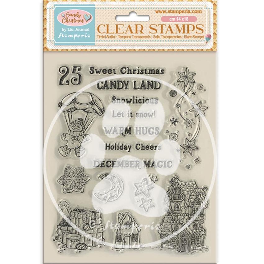Stamperia - Stempelset "Candy Christmas" Clear Stamps