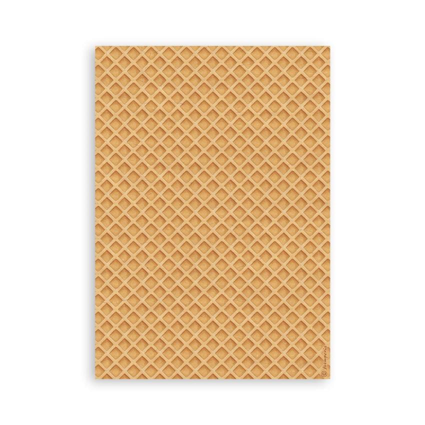 Stamperia - Washi Papier "Candy Christmas" Washi Pad 14,8x21cm - 8 Bogen