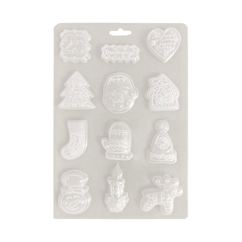 Stamperia - Gießform A5 "Elements" Soft Mould 