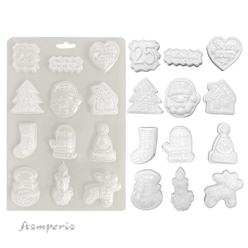 Stamperia - Gießform A5 "Elements" Soft Mould 