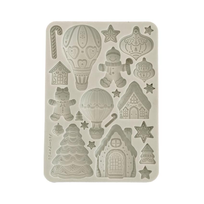 Stamperia - Gießform A5 "Gingerbreads" Soft Mould 