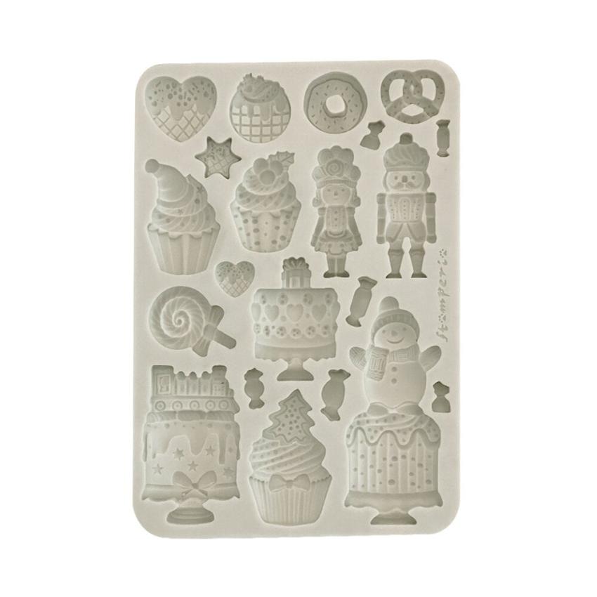 Stamperia - Gießform A5 "Cakes" Soft Mould 