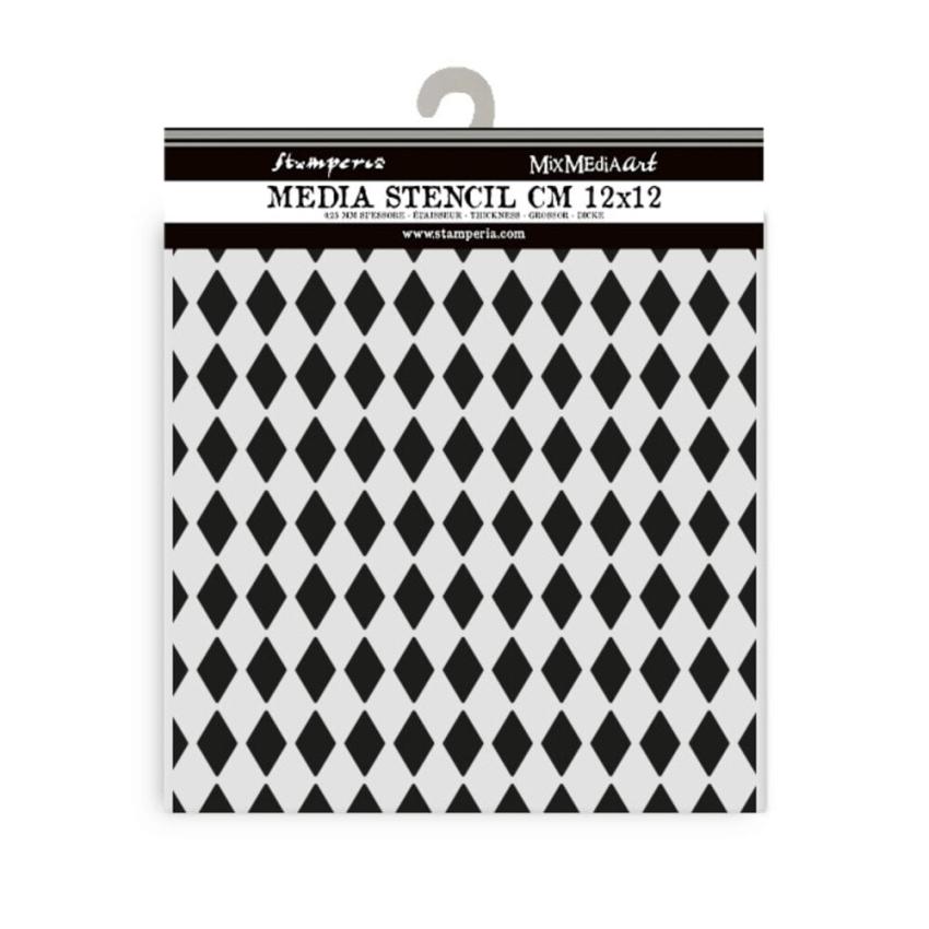 Stamperia - Schablone 12x12cm "Rhombus Pattern" Stencil