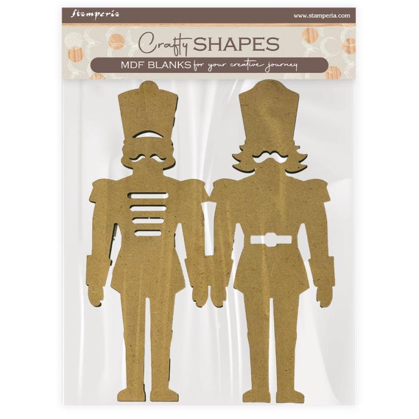 Stamperia - Holzteile "Soldiers" MDF Crafty Shapes Blanks