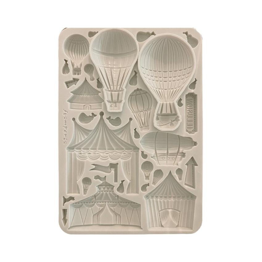 Stamperia - Gießform A5 "Circus and Air Balloons" Soft Mould 