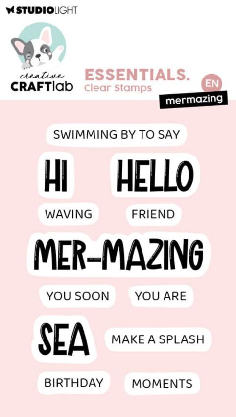 Creative Craft Lab - Studio Light - Stempelset "Mermazing" Clear Stamps