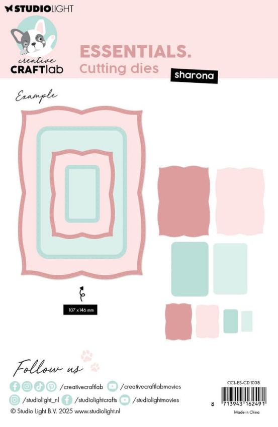 Creative Craft Lab - Studio Light - Stanzschablone "Sharona" Dies