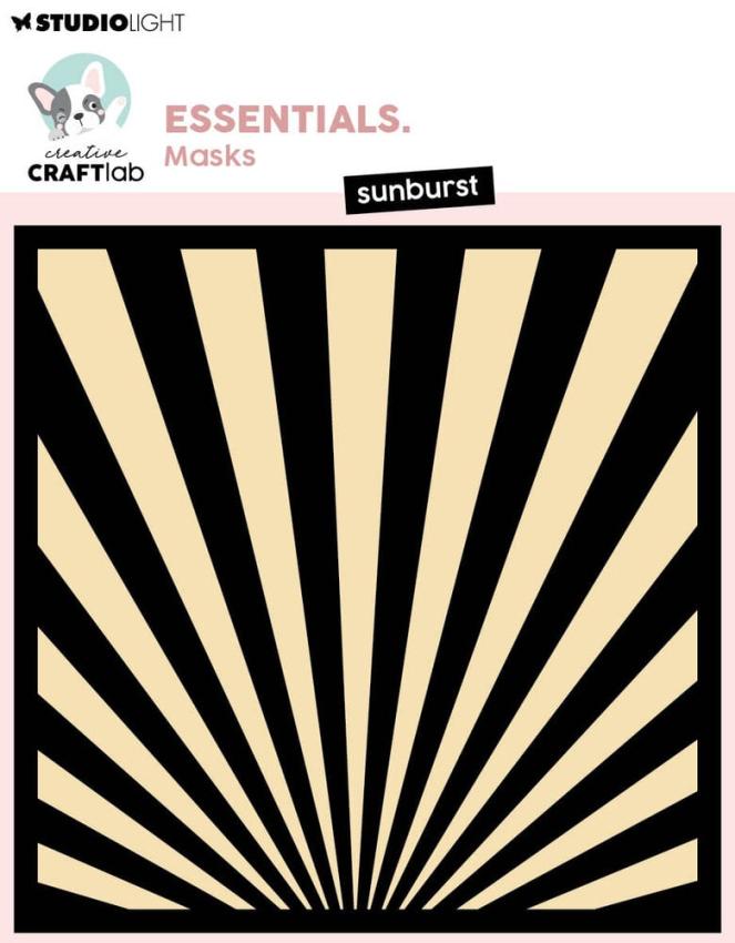 Creative Craft Lab - Studio Light - Schablone "Sunburst" Stencil