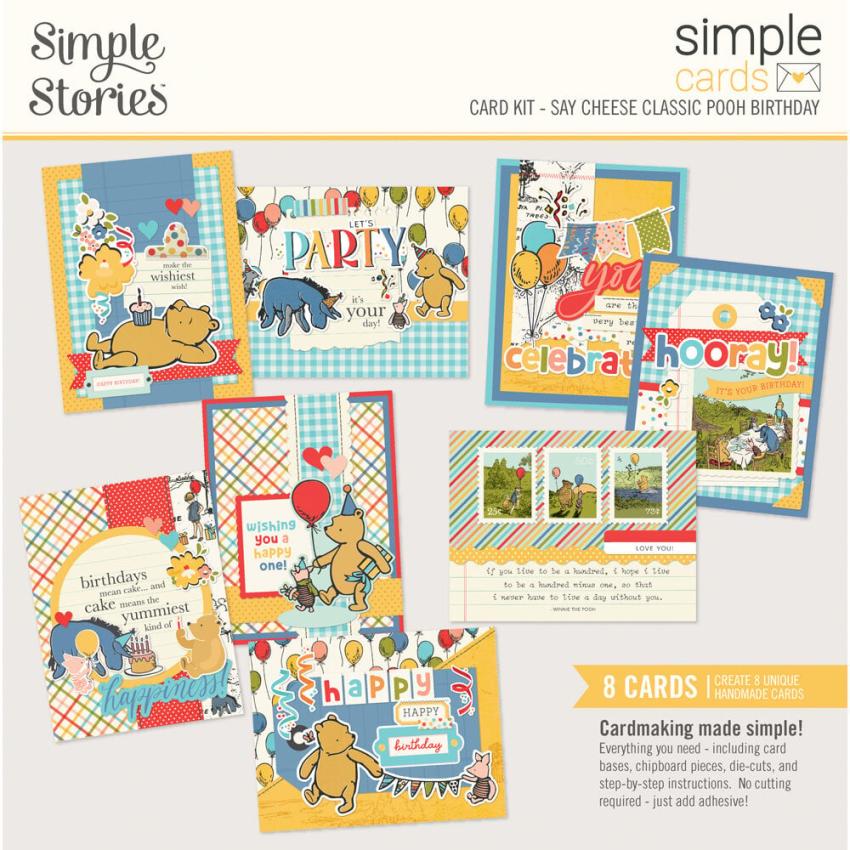Simple Stories - Cards Kit "Say Cheese Classic Pooh Birthday"
