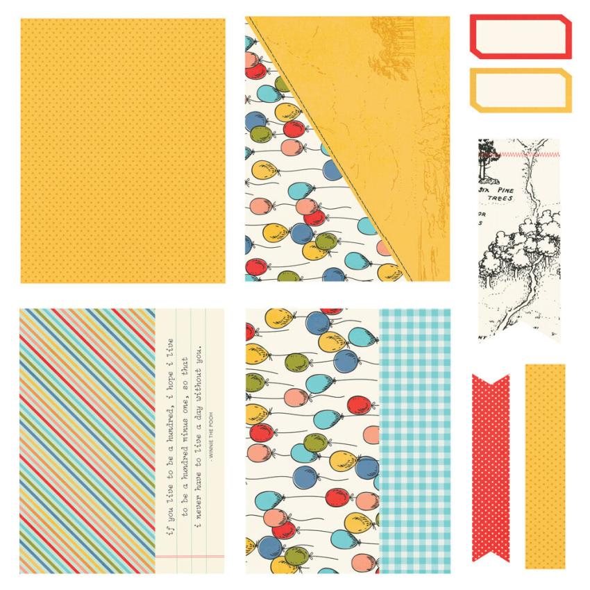Simple Stories - Cards Kit "Say Cheese Classic Pooh Birthday"