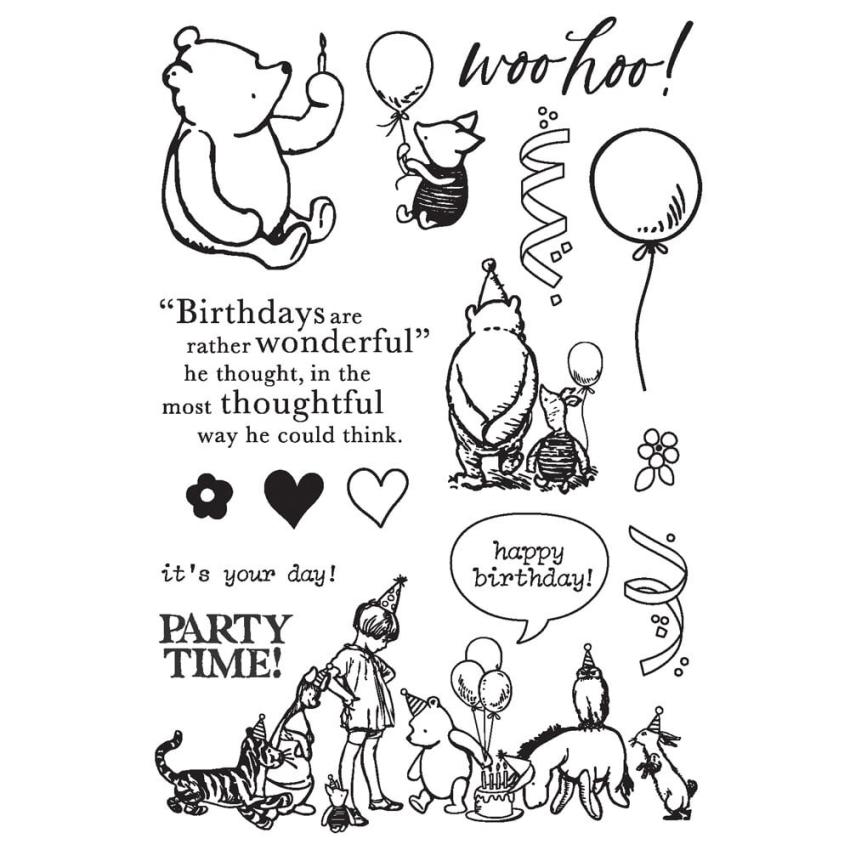 Simple Stories - Stempelset "Woo Hoo!" Clear Stamps 