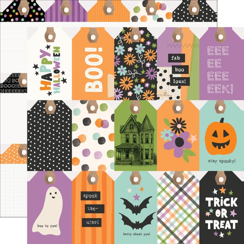 Simple Stories - Collections Kit "Spooky Things" 12 Bogen Designpapier