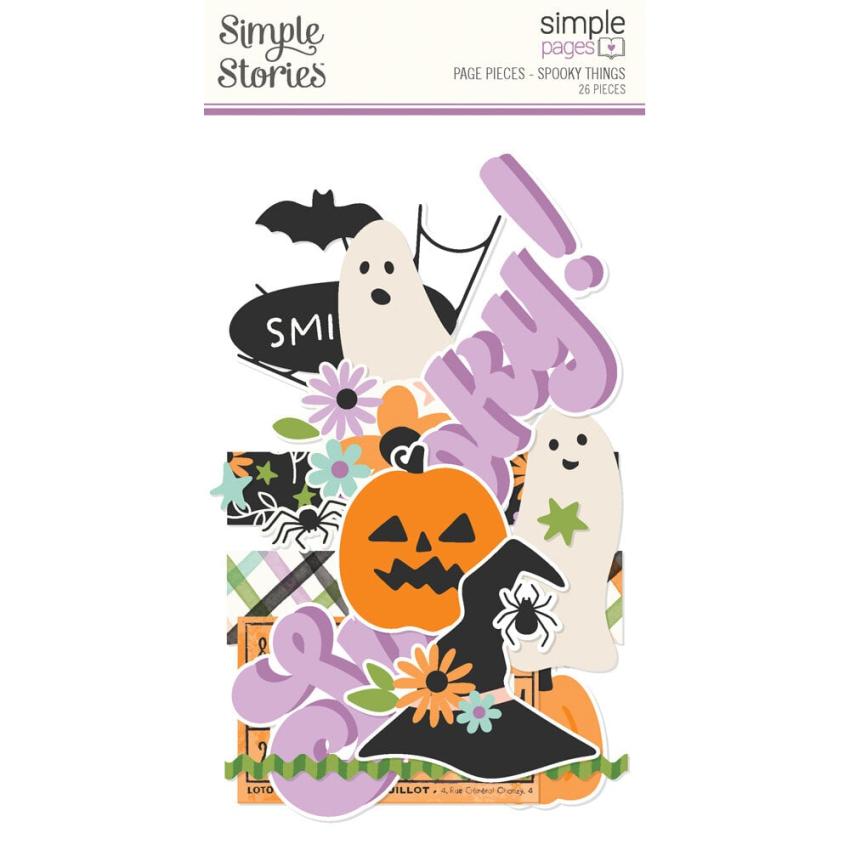 Simple Stories - Collectors Essential Kit "Spooky Things" 12 Bogen Designpapier