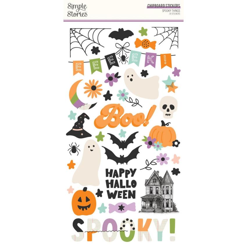 Simple Stories - Collectors Essential Kit "Spooky Things" 12 Bogen Designpapier