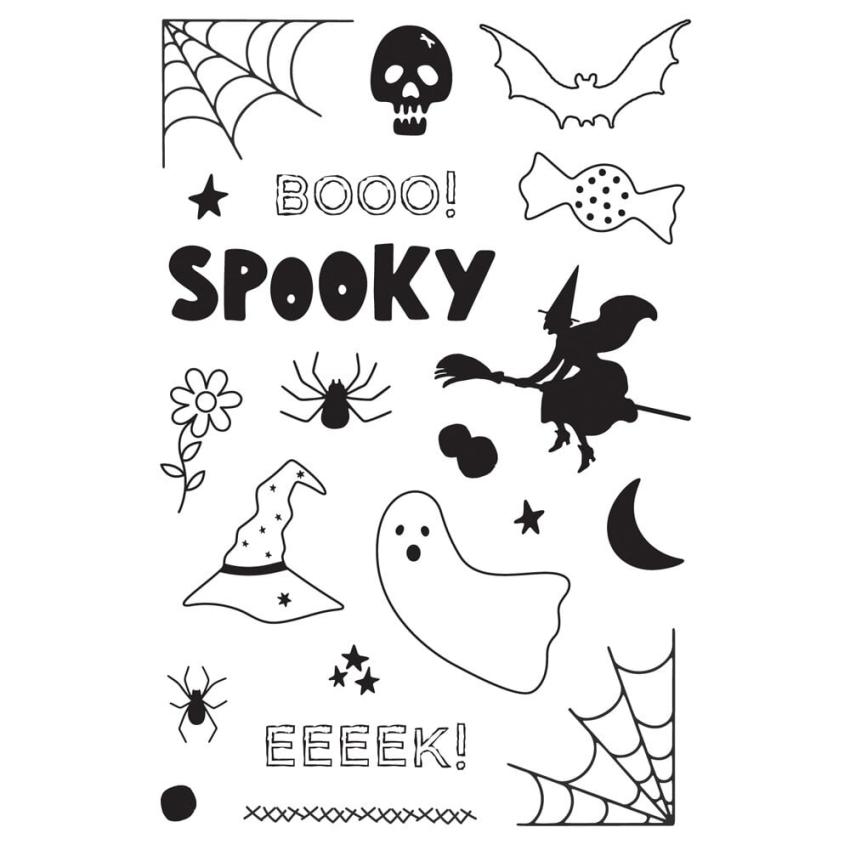 Simple Stories - Stempelset "Spooky Things" Clear Stamps 