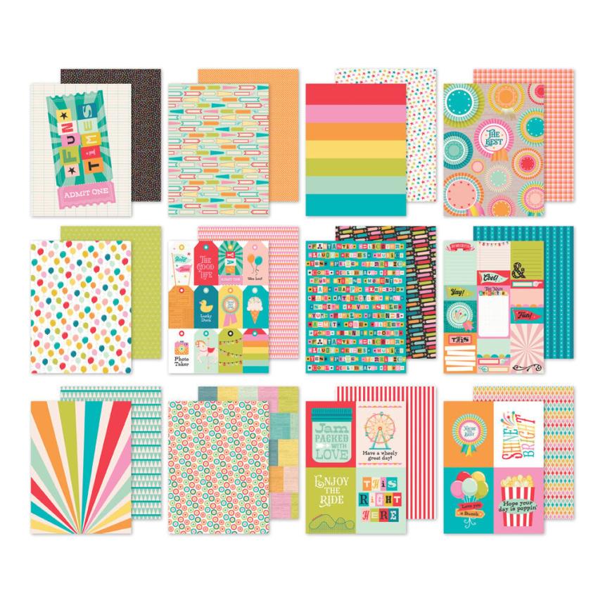 Simple Stories - Designpapier "Fun Times" Paper Pack 6x8 Inch - 24 Bogen