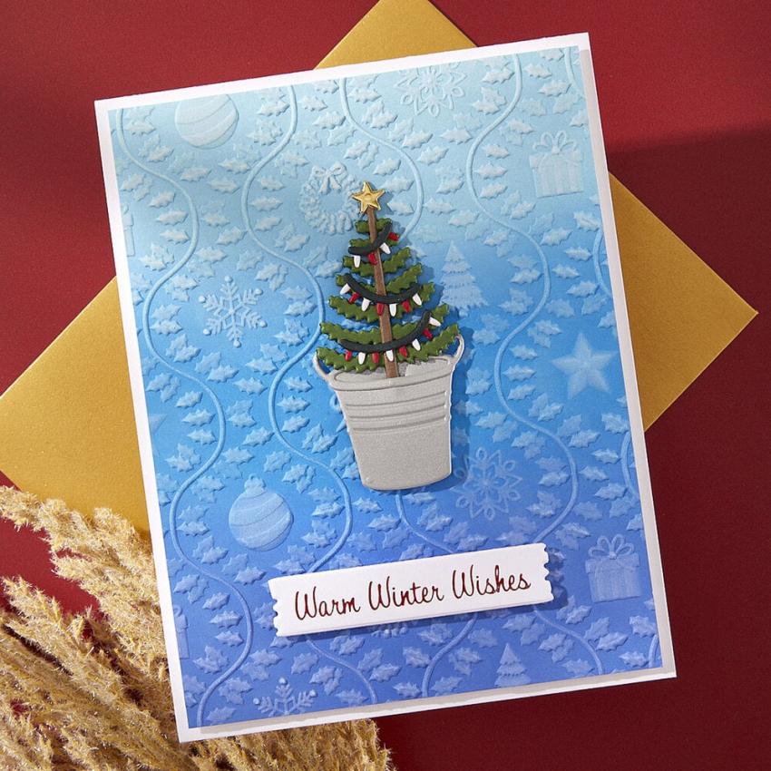 Spellbinders - Prägefolder "Country Christmas" Embossingfolder